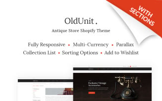 OldUnit. - Antique Store Shopify Theme