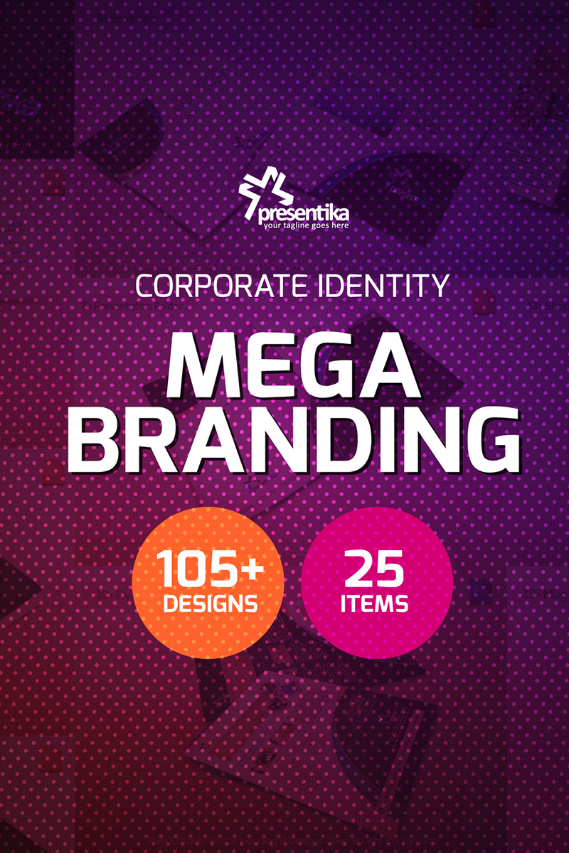 Plantilla De Identidad Corporativa "Presentica | Corporate Business Branding Identity Pack" #66908