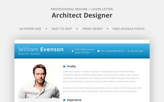 William Evenson - Architect Designer Resume Template