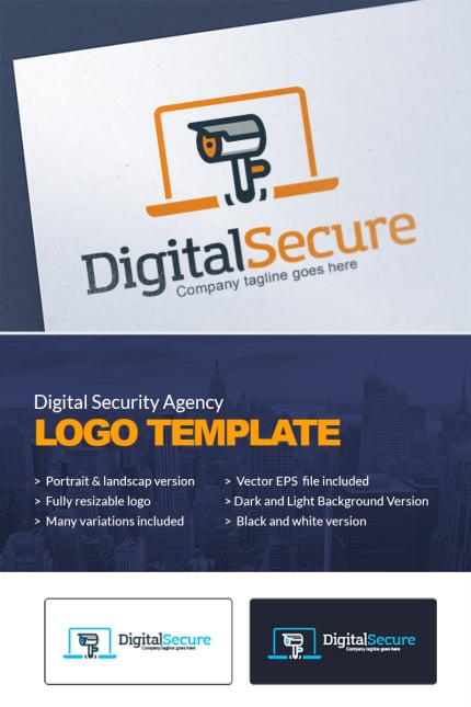Template #67010 Logo Secure Webdesign Template - Logo template Preview