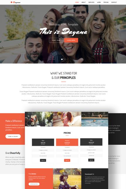Template #67048 Bootstrap Html5 Webdesign Template - Logo template Preview