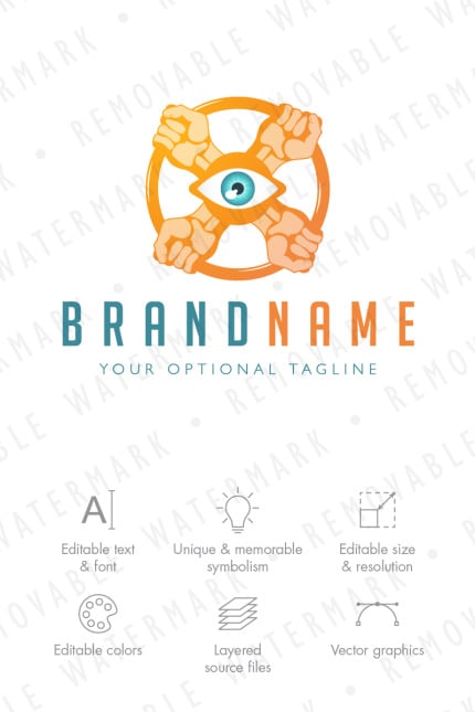 Template #67085 Eye Circle Webdesign Template - Logo template Preview
