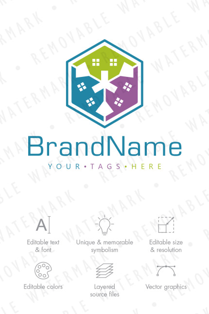 Template #67091 Security House Webdesign Template - Logo template Preview