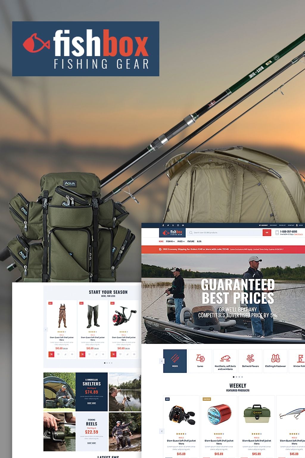 FishBox - Fishing Supplies WooCommerce Theme