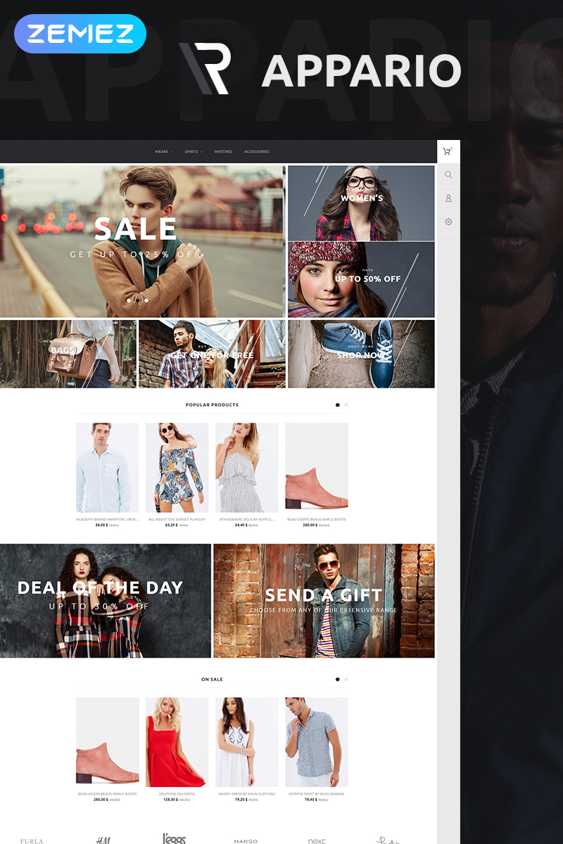 Tema De PrestaShop "Appario" #67027 - captura de pantalla