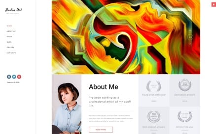 Jaden Art - Art Portfolio Joomla Template