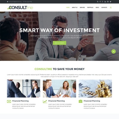 Consultme - Consult Agency  Drupal Template #67192