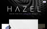Stock Photo WPML wordpress шаблон Маленький скриншот Hazel - минималистичный многоцелевой WordPress шаблон