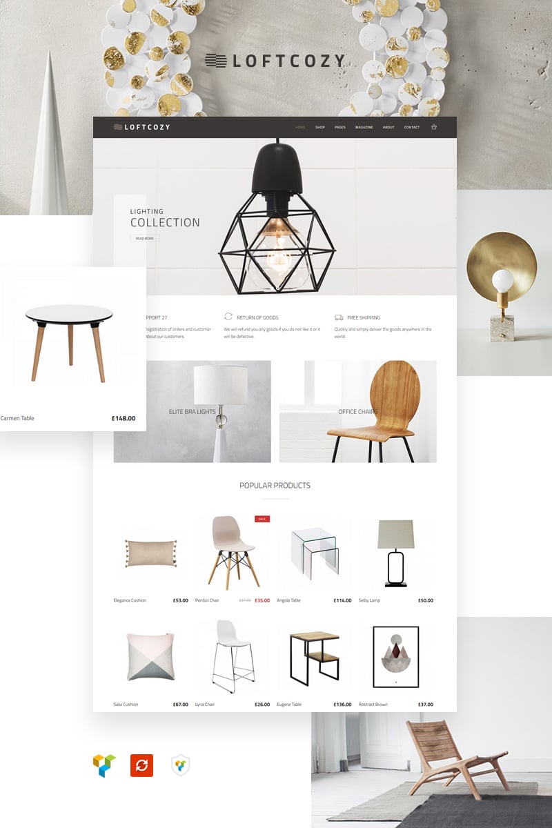 Loftcosy - Interior and Decor eCommerce WooCommerce Theme