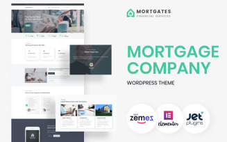 Mortgates - Financial Services WordPress Theme