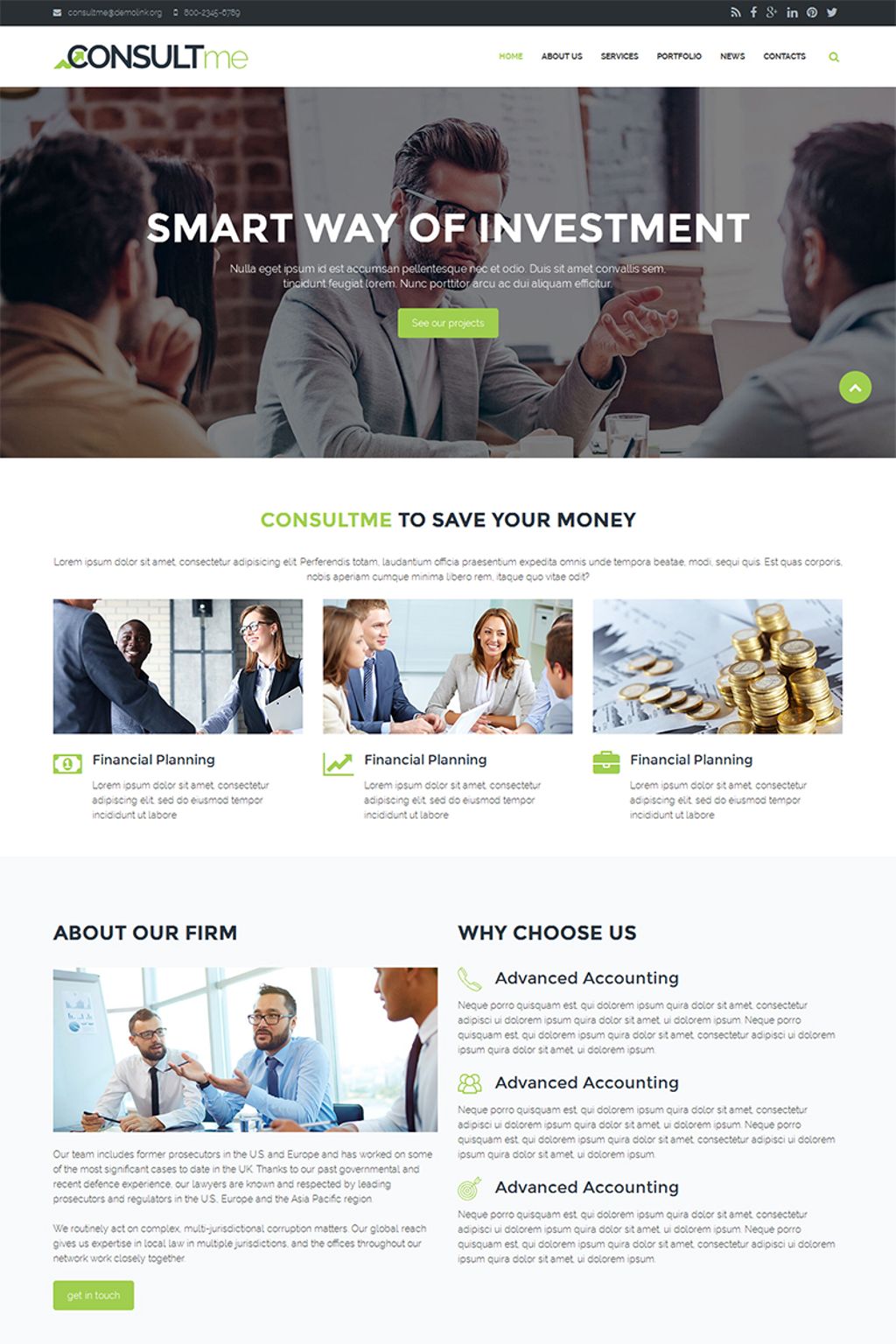 Plantilla Drupal "Consultme - Consult Agency" #67192