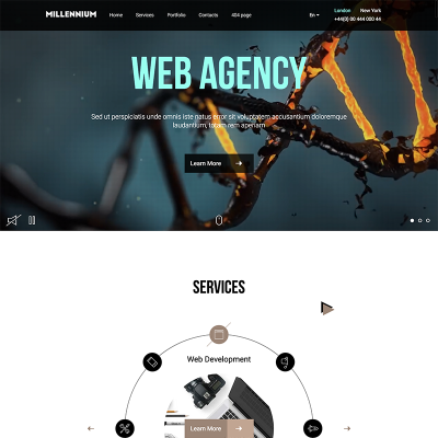 Plantilla Web para Sitio de Arte y Cultura #67173