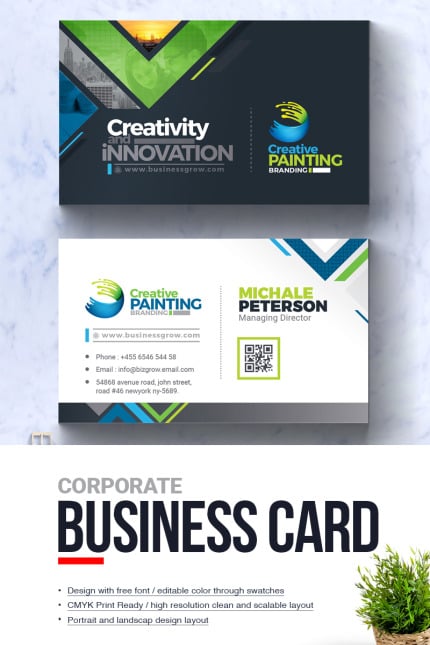 Kit Graphique #67202 Card Template Web Design - Logo template Preview