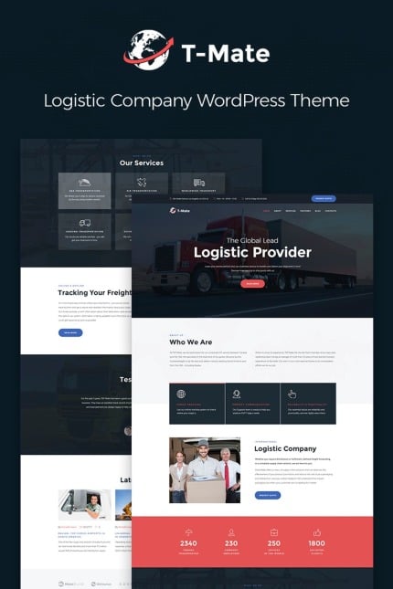Template #67224 Shipping Delivery Webdesign Template - Logo template Preview