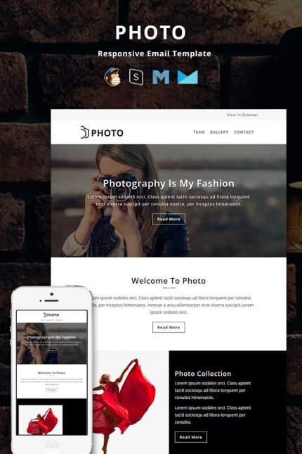 Template #67228 Photography Agency Webdesign Template - Logo template Preview