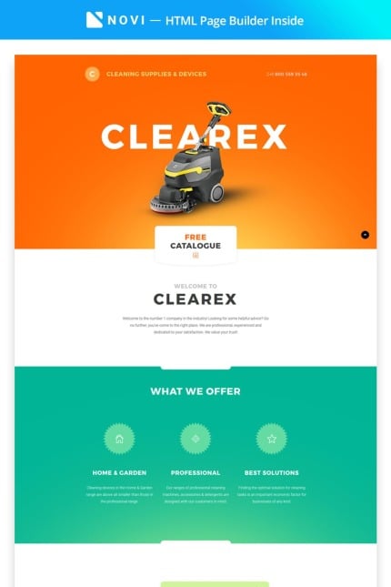 Template #67242 Page Landingpage Webdesign Template - Logo template Preview