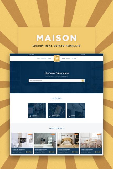 Template #67297 Estate Listings Webdesign Template - Logo template Preview