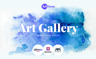 Art Deco - Art Gallery WordPress Theme