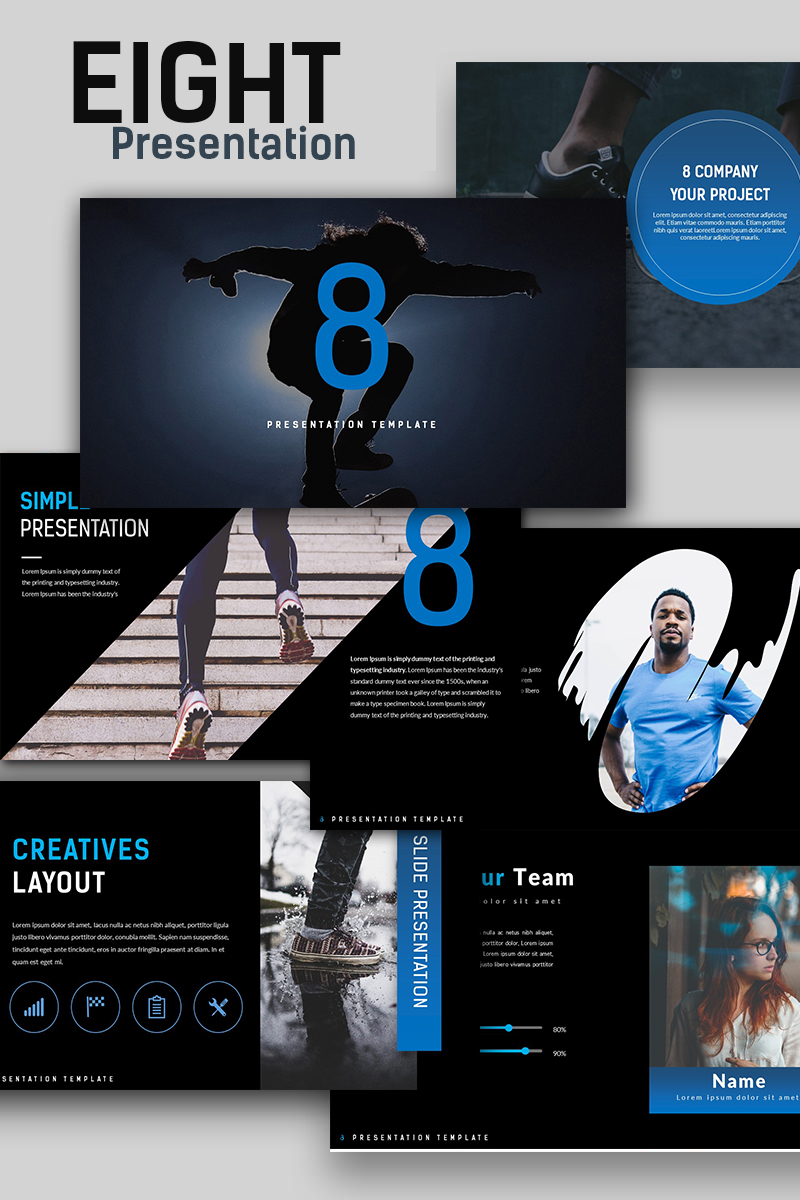 Eight Creative Keynote Template #67249