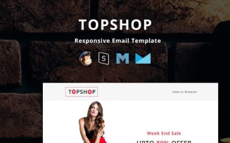TopShop - Responsive Email Newsletter Template