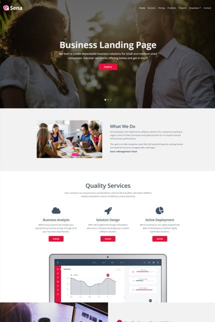 Template #67315 Company Startup Webdesign Template - Logo template Preview
