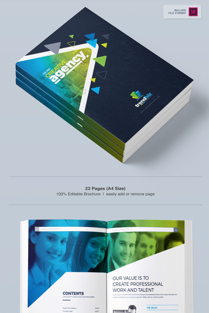 Template #67326 Brochure Company Webdesign Template - Logo template Preview