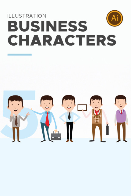 Kit Graphique #67370 Employee Character Web Design - Logo template Preview