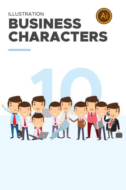Kit Graphique #67390 Character Set Web Design - Logo template Preview