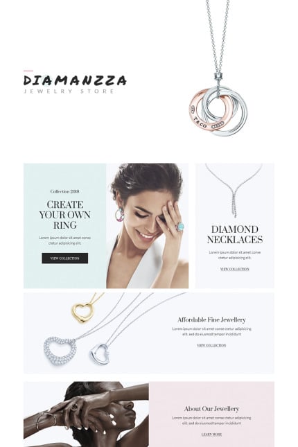 Template #67398 Accessories Diamonds Webdesign Template - Logo template Preview