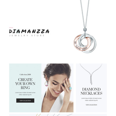 Diamanzza - Jewelry Store WooCommerce Theme #67398