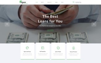 OpenMortgage - Classy Loan Consulting Company Multipage HTML Website Template