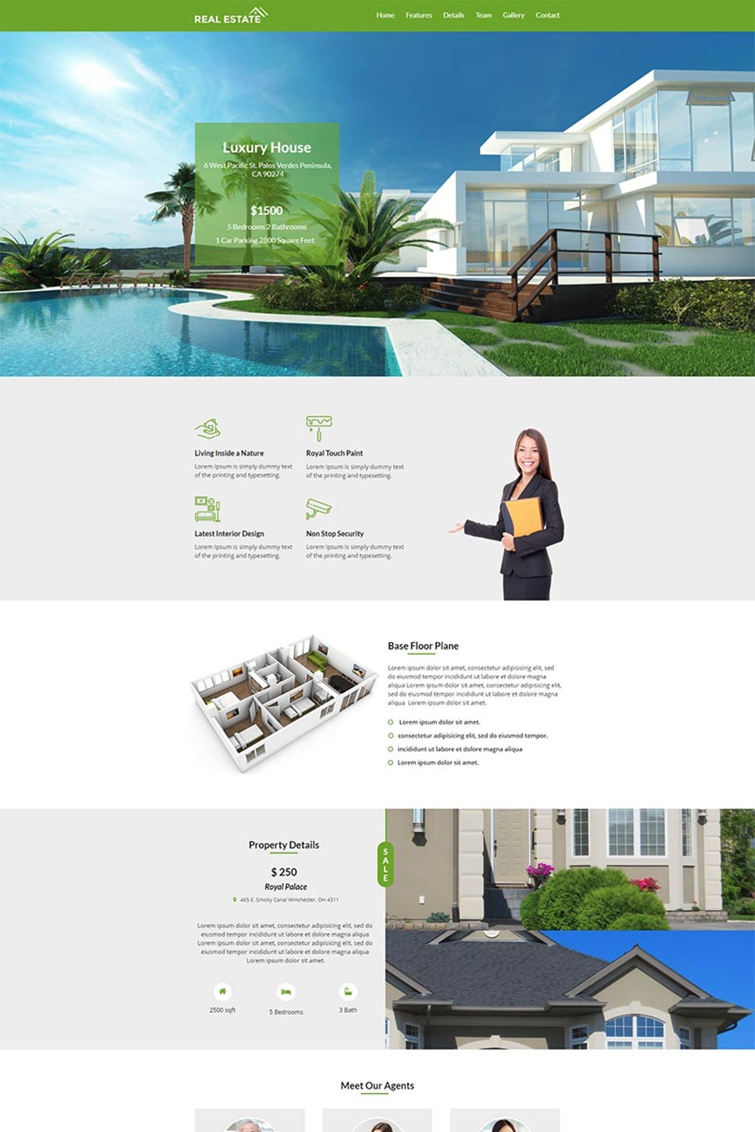 Real Estate Agency Responsive Unbounce Template