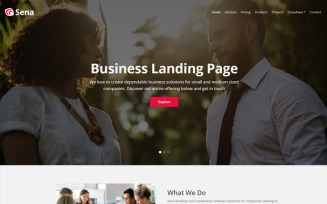 Sena - Business Landing Page Template