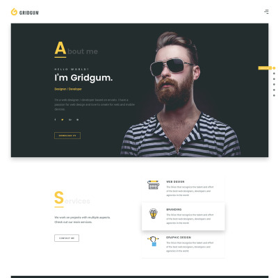 Freelancer bootstrap 4 Landing Page Template