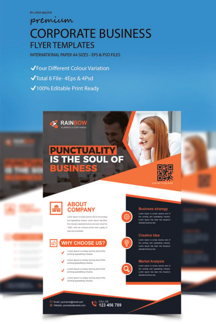 Template #67428 Business Flyer Webdesign Template - Logo template Preview