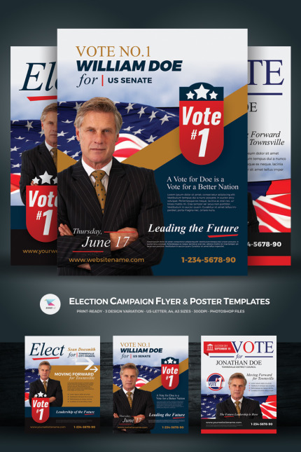 Kit Graphique #67468 Political Campaign Web Design - Logo template Preview