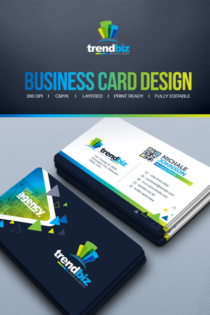 Kit Graphique #67490 Card Template Web Design - Logo template Preview