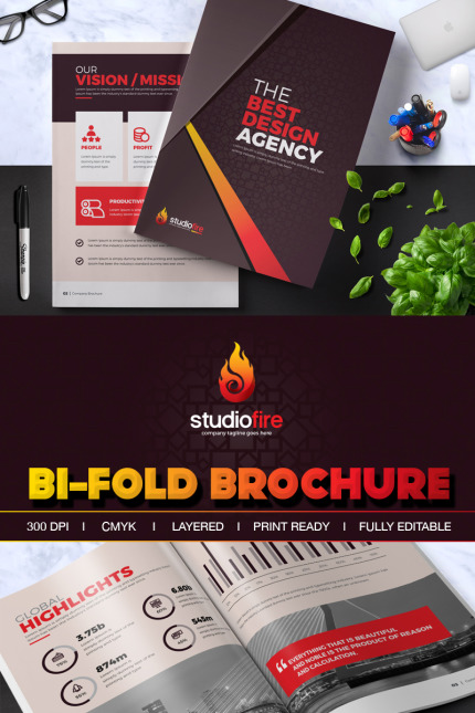 Kit Graphique #67494 Brochure Entreprise Web Design - Logo template Preview