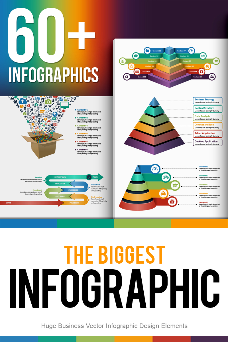 Elementos De Infografía "The Biggest Bundle of Vector" #67455 - captura de pantalla