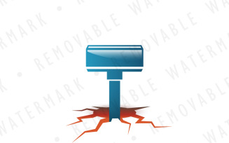 Hammer the Groundshaker Logo Template