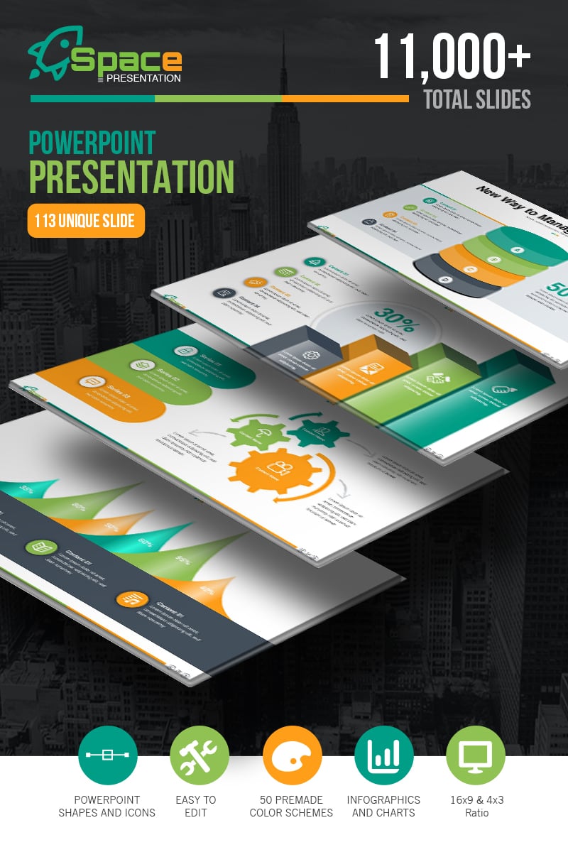 Premium Startup Business - Presentation PowerPointmall #67446 - skärmbild