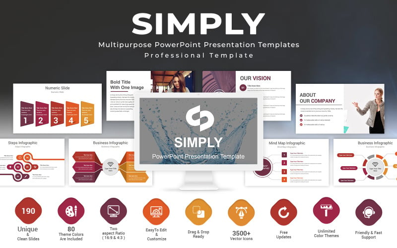 Simply - PowerPoint template PowerPoint Template
