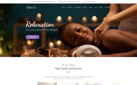 Edem - Sophisticated Beauty Salon WordPress Theme