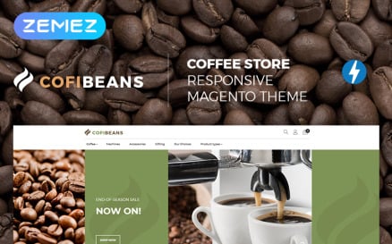 CofiBeans - AMP Coffee Shop Magento Theme