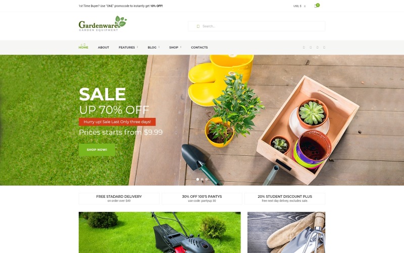 Gardenware - Garden Equipment WooCommerce Theme