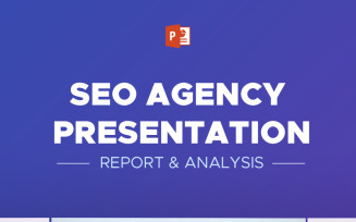 SEO Agency Report & Analytic - PowerPoint template