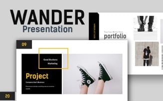 Wander Creative Presentation - Keynote template