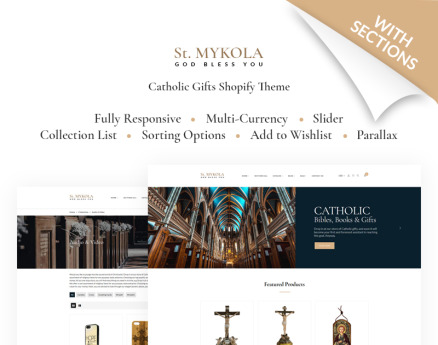 St.Mykola - Catholic Store Shopify Theme