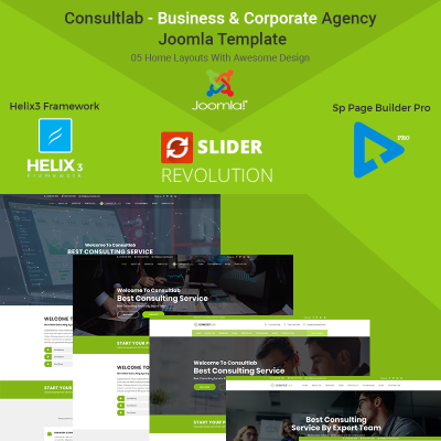 Consultlab - Business & Corporate Agency Template Joomla №67623 #67623