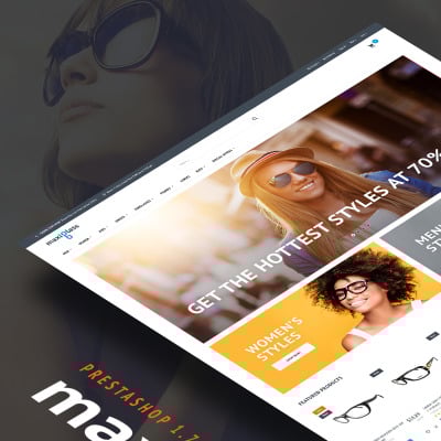 MaxiGlass - Optometric Store PrestaShop Theme MaxiGlass - Optometric Store PrestaShop Theme